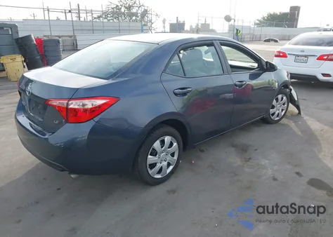 2018 Toyota Corolla Le z USA, uszkodzony, nr VIN 5YFBURHEXJP809725